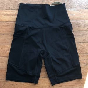Aerie black bike shorts